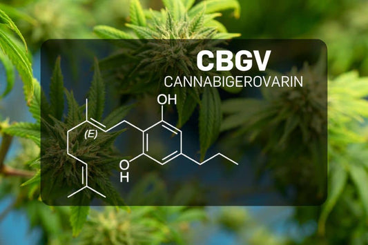 Chemische Struktur von Cannabigerivarin (CBGV)