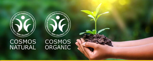 Unsere Kosmetik erhält COSMOS ORGANIC-Zertifizierung