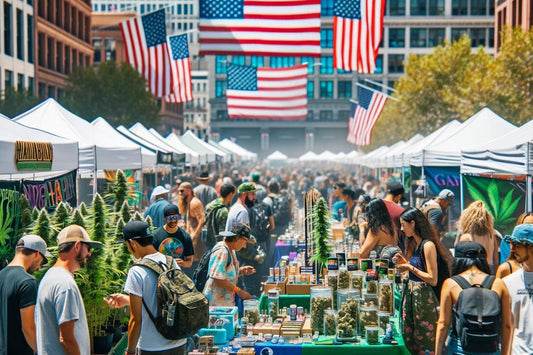 Cannabis-Messe in den USA