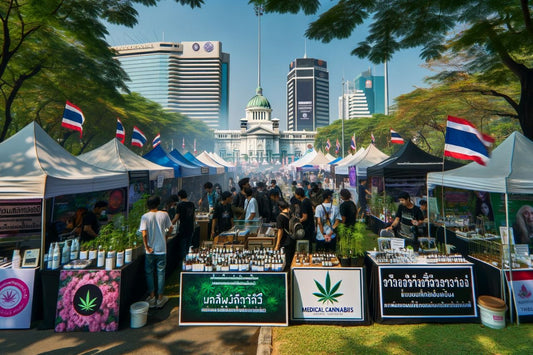 Cannabis-Messe in Thailand
