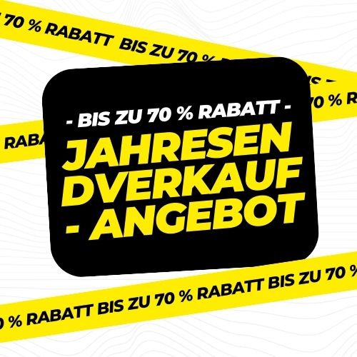 Jahresendverkauf – Sparen Sie 40–70 %