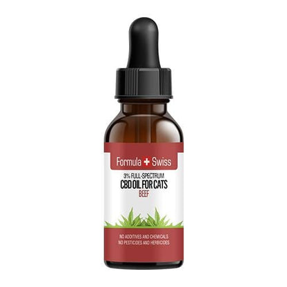 Katzen CBD Öl in MCT Öl mit Rindfleisch Aroma