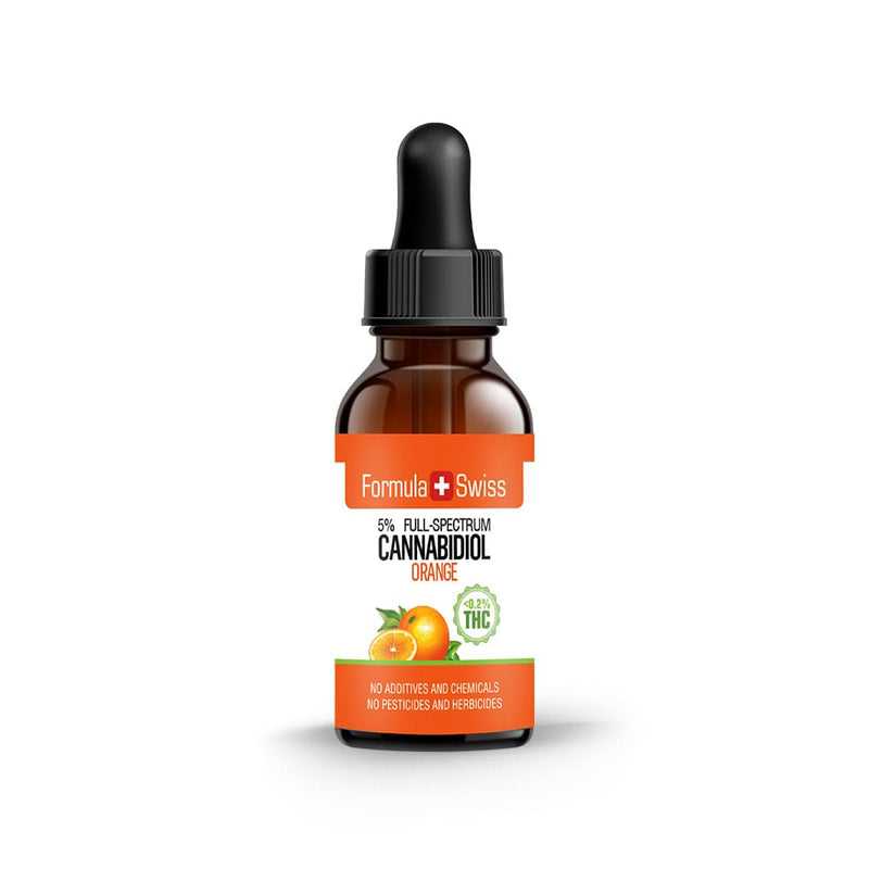 CBD Öl in Orangenöl 0,2 % THC