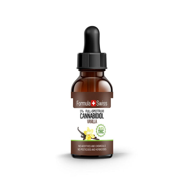 CBD Öl in Vanilleöl 0,2 % THC